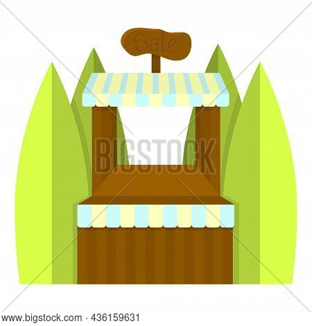 Stall Conters For Sale Of Farm Products Or Plants