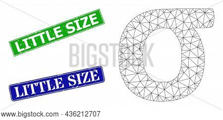 Network Sigma Greek Lowercase Symbol Image, And Little Size Blue And Green Rectangle Rubber Badges. 