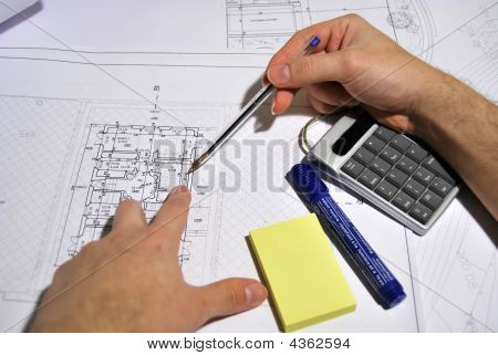 Výpočet architektonického plánu