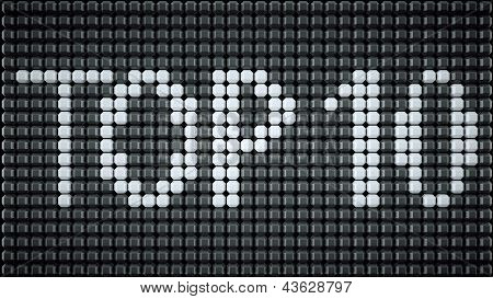 Top 10: White Particles Shape And Symbols