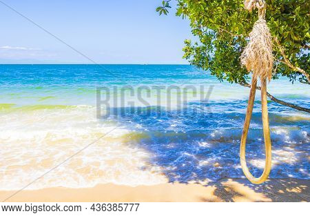 Tropical Paradise Aow Kwang Peeb Beach Koh Phayam Island Thailand.