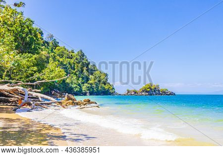 Tropical Paradise Aow Kwang Peeb Beach Koh Phayam Island Thailand.