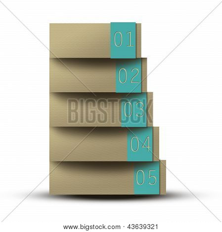 Moderne Design af bannere