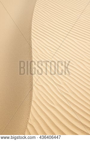 Dunes With Wind Marks