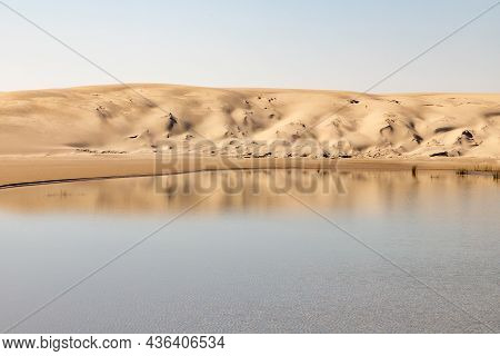 Lake, Sand And Dunes