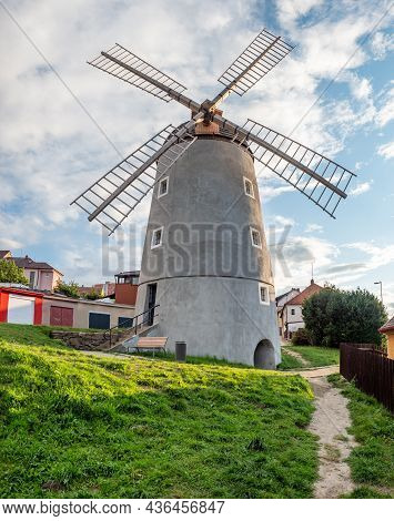 Třebic Windmill Where The Natural Tannin Was Milled. Powder Tannin From Pine And Spruce Bark, Which 