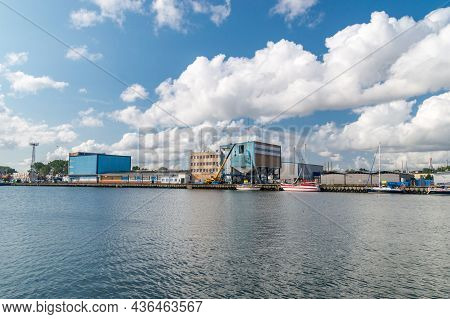 Wladyslawowo, Poland - July 21, 2021: View Of Wladyslawowo Harbour.