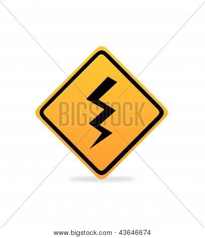 Alert знак высокого напряжения