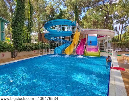 Goynuk, Antalya, Turkey - May 11, 2021: View Of Ulusoy Kemer Holiday Club