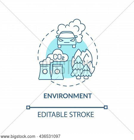 Environment Concept Icon. Adhd Cause Abstract Idea Thin Line Illustration. Gene-environment Interact