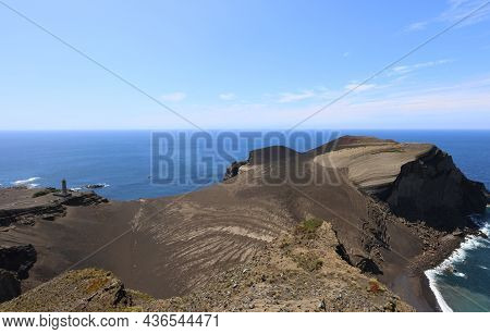 View Of The Ponta Dos Capelinhos, Faial Island, Azores. High Quality Photo
