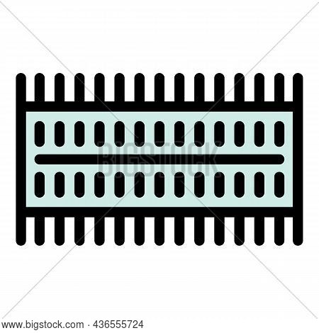 Smartphone Ram Memory Icon. Outline Smartphone Ram Memory Vector Icon Color Flat Isolated