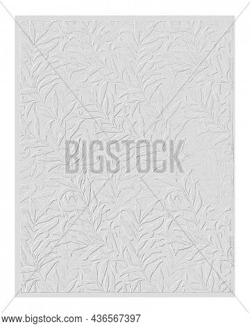 Willow wallpaper pattern wall art print and poster. Remix from an original illustration by William Morris
