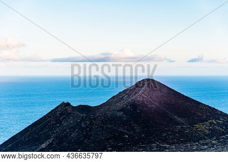 Volcano Cinder Cone In The Island Of La Palma