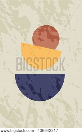 Minimal Geometric Posters. Modern Art. Trendy Artistic Abstract Background.
