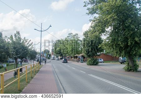 Wladyslawowo, Poland - July 21, 2021: Street View In Wladyslawowo.