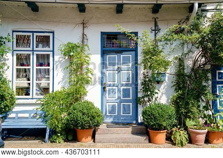 View And Details Of Friedrichstadt, A Town In The District Of Nordfriesland, In Schleswig Holstein, 