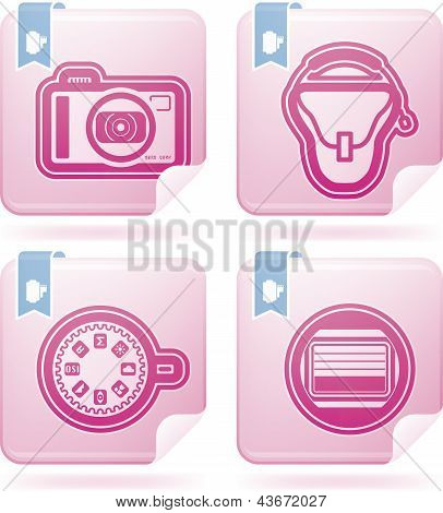 Fotografie pictogrammen Set