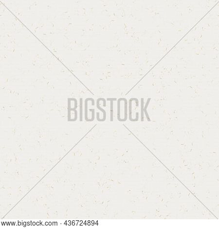 Handmade White Gold Metallic Rice Sprinkles Paper Texture. Seamless Washi Blur Sheet Background. Spa
