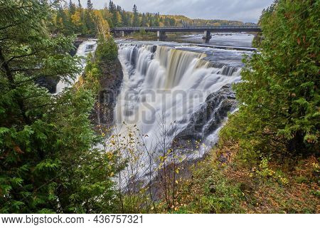 Kakabeka Falls Near Thunder Bay Ontario Is Known As The Niagara Of The North.