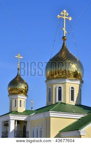 Gold Kreuze Russische Kirche