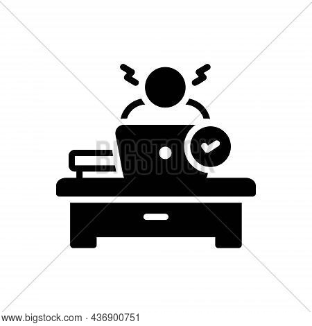 Black Solid Icon For Somehow By-some-means Anyway Anyhow At-any-rate