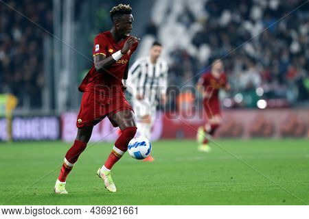 Torino, Italy. 17 October 2021. Tammy Abraham Of As Roma  During The Serie A Match Between Juventus 