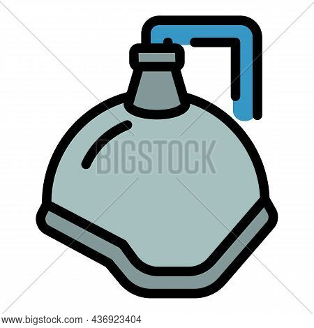 Anesthesia Equipment Icon. Outline Anesthesia Equipment Vector Icon Color Flat Isolated
