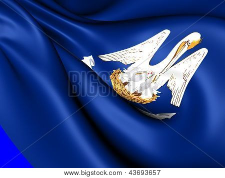 Flagga Louisiana, Usa.