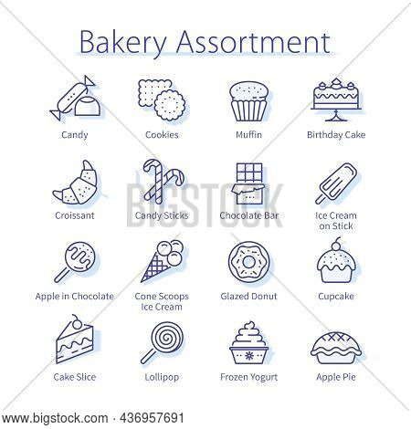 Bakery Assortment Pack. Tasty Cookies, Sweet Snacks