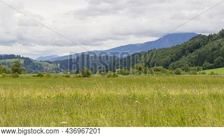 Idyllic Scenery Around Immenstadt, A Town In The Upper Allgaeu In Bavaria, Germany