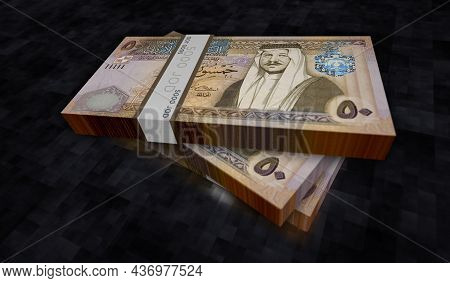 Jordan Dinar Money Banknotes Pack Illustration