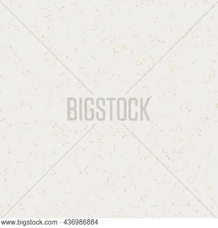 Handmade White Gold Metallic Rice Sprinkles Paper Texture. Seamless Washi Blur Sheet Background. Spa