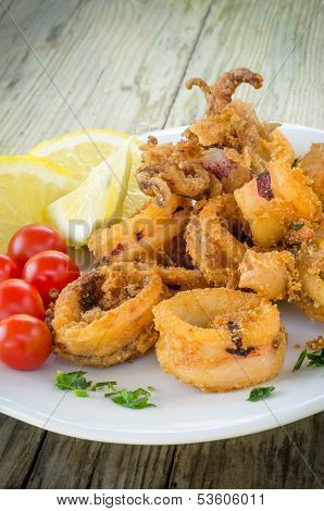 fried squid rings