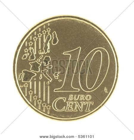 Publikováno v 10 eurocentů nová mapa