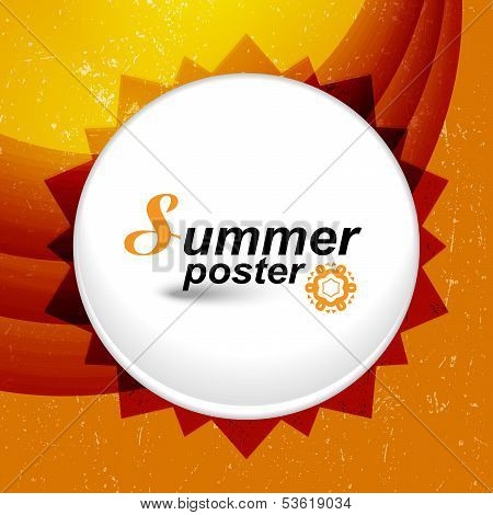 Summer stylish art presentation background