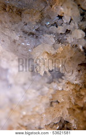 gypsum crystals cave