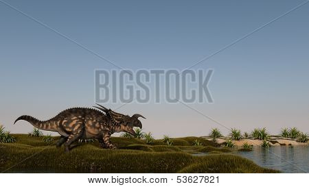 angry einiosaurus