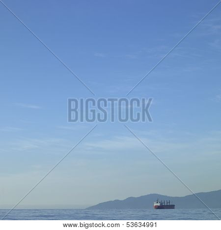 Tanker On The Ocean