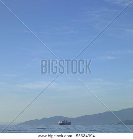 Tanker On The Ocean