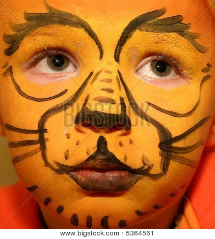 Lion Face Painting