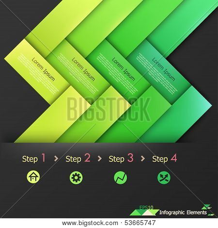Modern Infographics Options Banner.