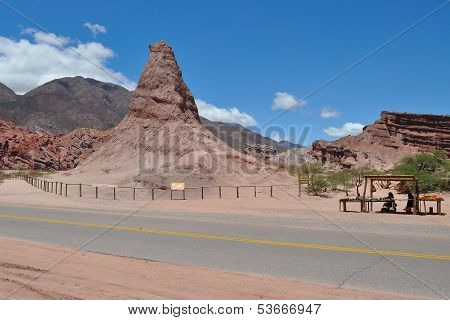 El Obelisco - Rock Formation. Quebrada De Las Conchas.