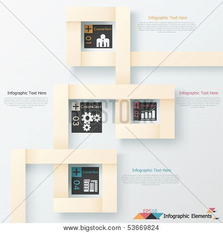 Modern Infographics Options Banner.
