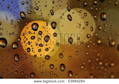 Metalic Looks Like Raindrops Backlight Colors