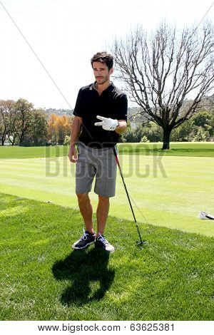 LOS ANGELES - APR 14:  Brandon Beemer at the Jack Wagner Anuual Golf Tournament benefitting LLS at Lakeside Golf Course on April 14, 2014 in Burbank, CA