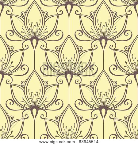 Seamless Floral Pattern (Vector)