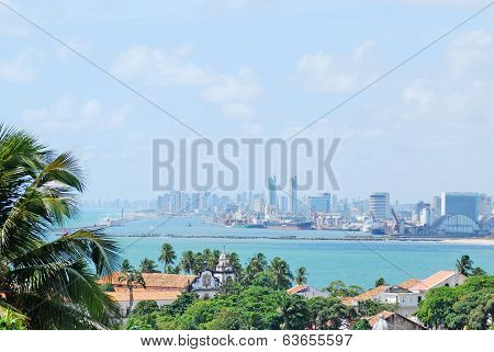 A view of Recife from the hills of Olinda