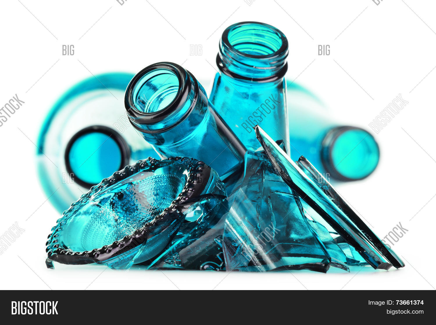 Pieces Broken Glass Image & Photo (Free Trial) Bigstock