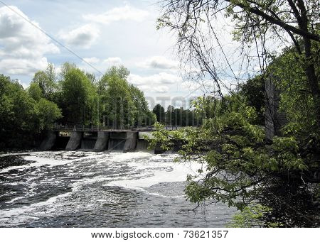 Rideau River Manotick Dam 2008
